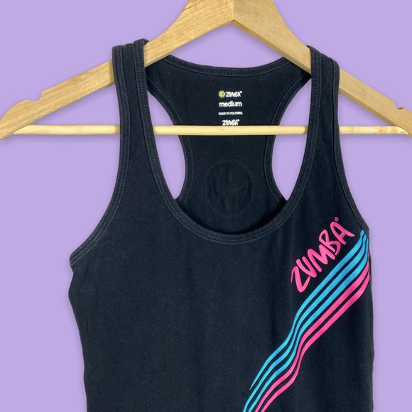 Zumba Racerback Racerback Athletic Tank Top - Picture 3 of 7